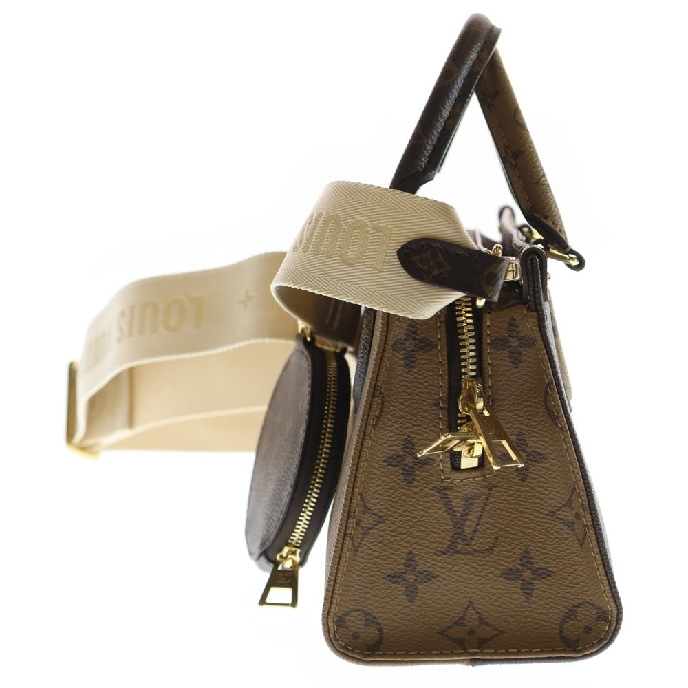 LOUIS VUITTON(ルイヴィトン) モノグラム ジャイアント リバース オンザゴーEW 2WAY レザーハンドバッグ ショルダーバッグ ブラウン M46653 レディース