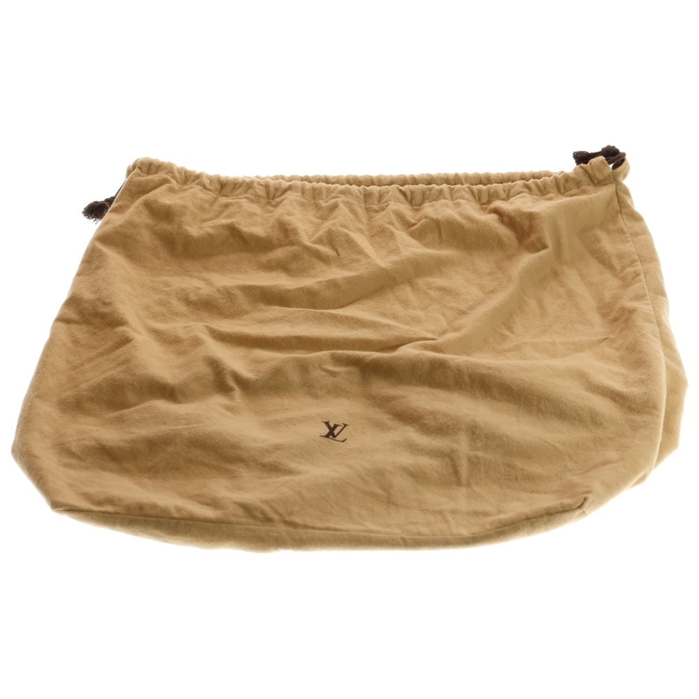 LOUIS VUITTON(ルイヴィトン) モノグラム ドーヴィル ハンドバッグ ブラウン レザー×PVC M47270 ゴールド金具 レディース