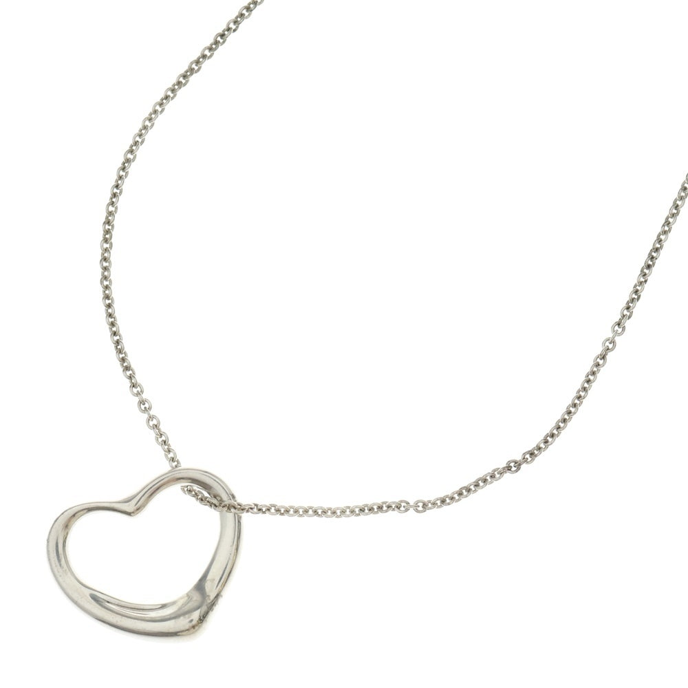TIFFANY & Co.(ティファニー) オープンハート ネックレス ペンダント チェーン シルバー 925 レディース