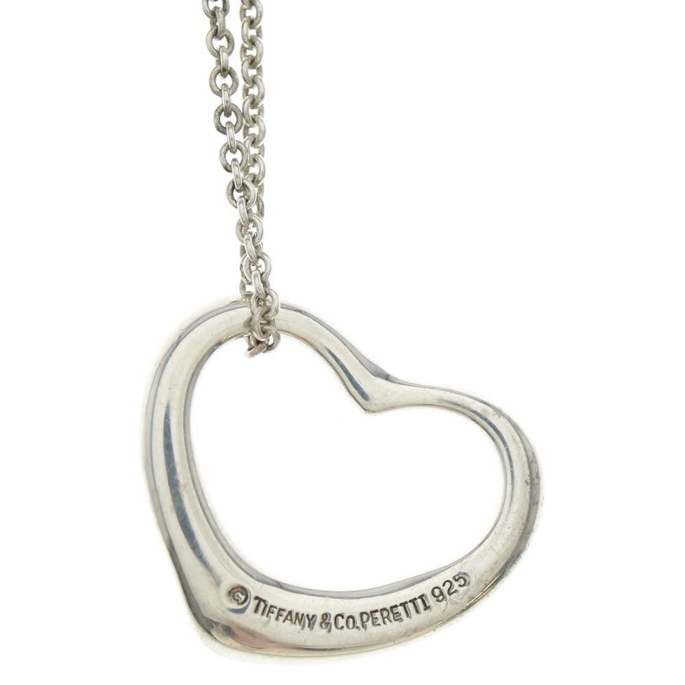 TIFFANY & Co.(ティファニー) オープンハート ネックレス ペンダント チェーン シルバー 925 レディース