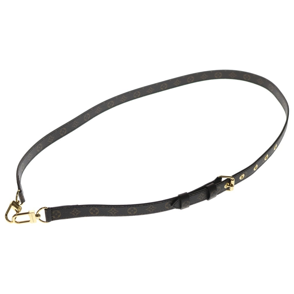 LOUIS VUITTON(ルイヴィトン) ショルダーストラップ モノグラム ブラウン PVC J14102 ゴールド金具 レディース