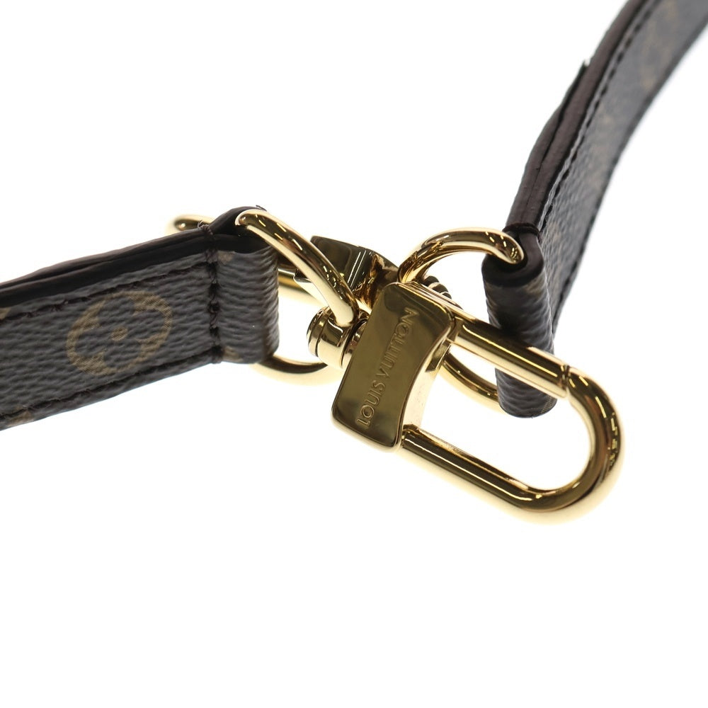 LOUIS VUITTON(ルイヴィトン) ショルダーストラップ モノグラム ブラウン PVC J14102 ゴールド金具 レディース