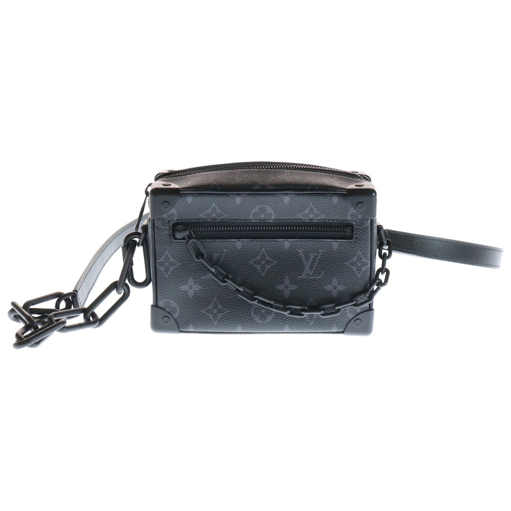 LOUIS VUITTON(ルイヴィトン) モノグラムエクリプス ミニ・ソフトトランク ショルダーバッグ ハンドバッグ チェーンバッグ ブラック PVC M44735 ブラック金具 レディース
