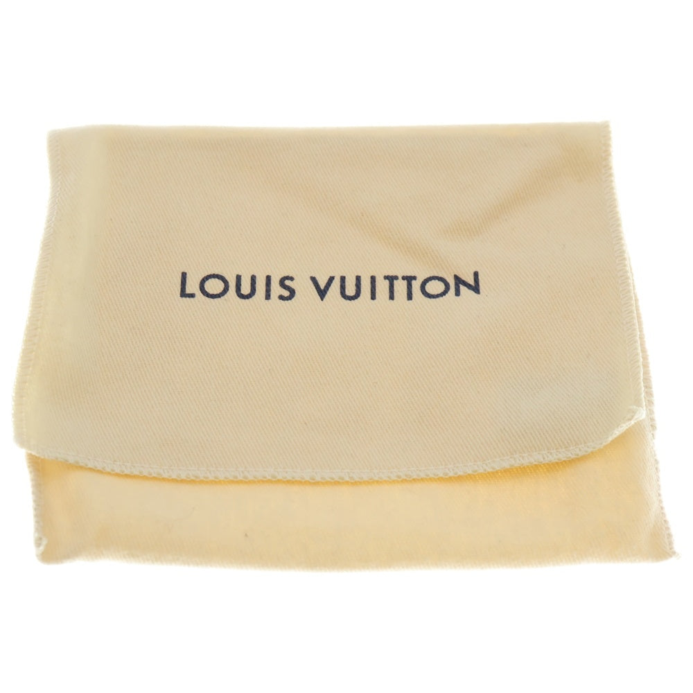 LOUIS VUITTON(ルイヴィトン) LVアエログラム ポルトフォイユ・パイロット コンパクトウォレット 三つ折り財布 ブラック レザー M81740 レディース
