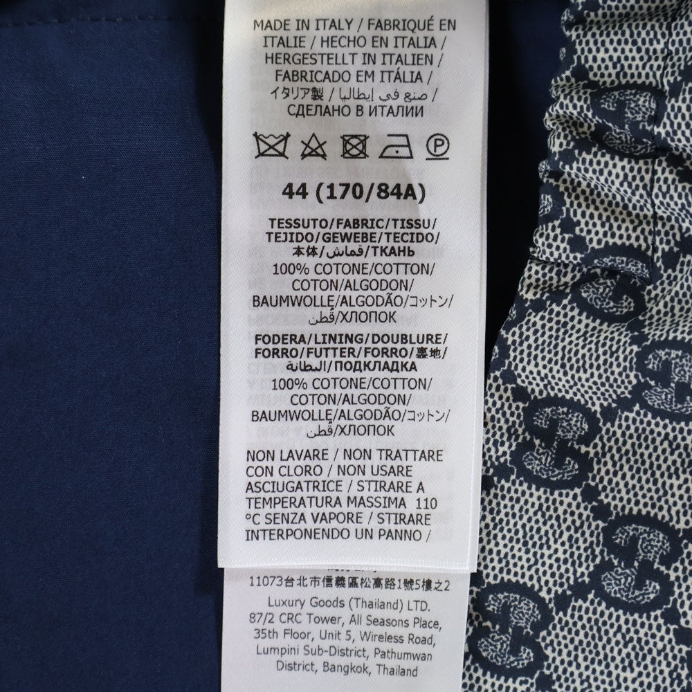 GUCCI(グッチ) GG総柄プリント ウェブ シェリーライン バックロゴ