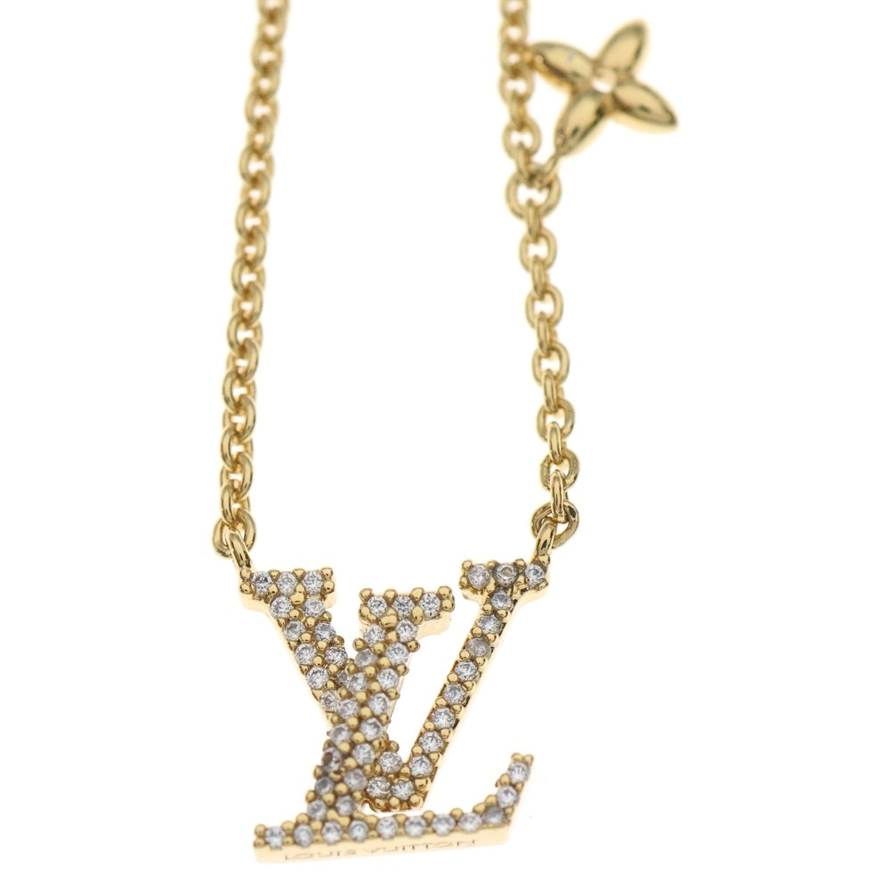 LOUIS VUITTON(ルイヴィトン) モノグラム コリエ LVアイコニック ネックレス ペンダント チェーン ゴールド GP M00596