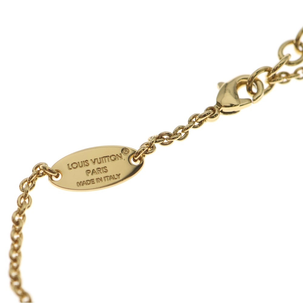 LOUIS VUITTON(ルイヴィトン) モノグラム コリエ LVアイコニック ネックレス ペンダント チェーン ゴールド GP M00596