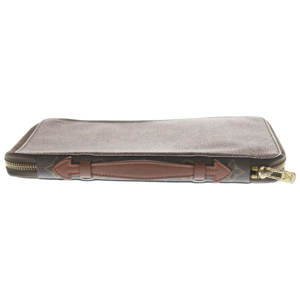 LOUIS VUITTON(ルイヴィトン) モノグラム ポッシュエスカパド トラベルケース セカンドバッグ 収納 ブラウン PVC M60113 ゴールド金具 レディース