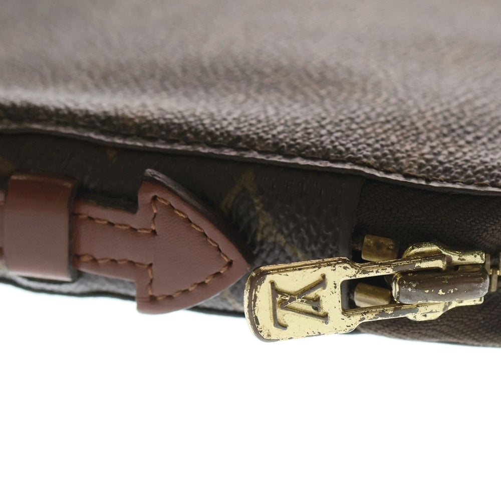 LOUIS VUITTON(ルイヴィトン) モノグラム ポッシュエスカパド トラベルケース セカンドバッグ 収納 ブラウン PVC M60113 ゴールド金具 レディース