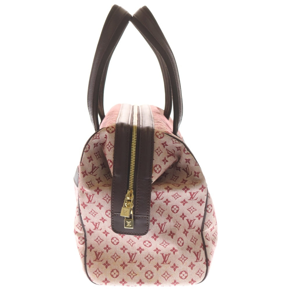 LOUIS VUITTON(ルイヴィトン) モノグラムミニ ジョセフィーヌGM ハンドバッグ ボストンバッグ レッド×ワインレッド レザー×キャンバス M92311 ゴールド金具 レディース