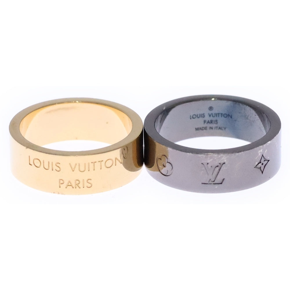 LOUIS VUITTON(ルイヴィトン) リング・LV インスティンクト セット2 指輪 ゴールド ダークシルバー L M00514