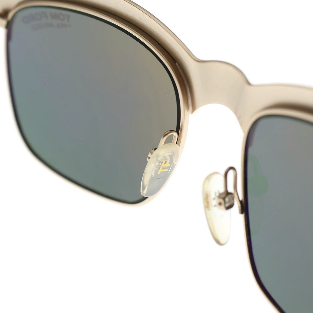 TOM FORD(トムフォード) Elena トップリム サングラス 眼鏡 メガネ アイウェア ブラック/ゴールド TF437
