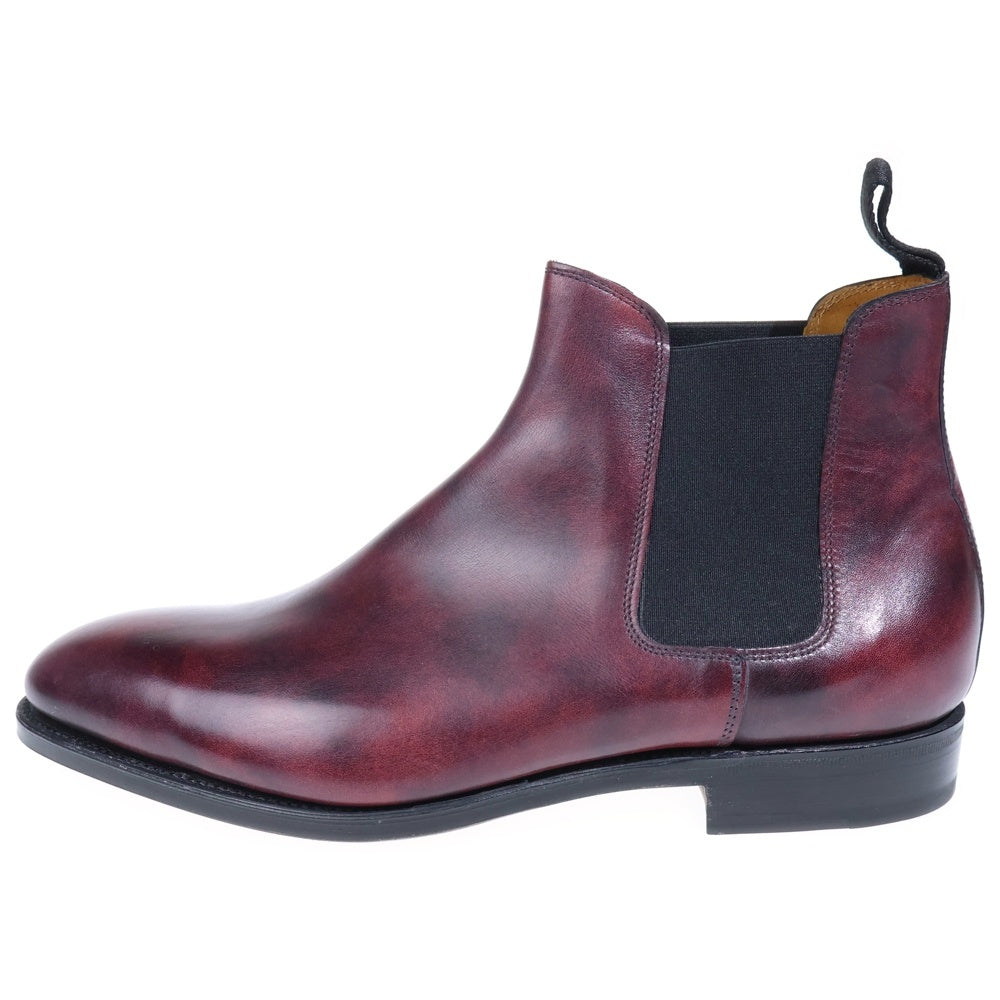 JOHN LOBB(ジョンロブ) LAWRY チェルシー レザー サイドゴア ショート ブーツ バーガンディー 253842