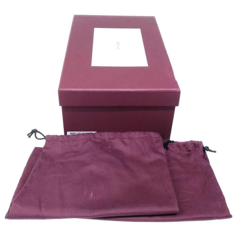 JOHN LOBB(ジョンロブ) LAWRY チェルシー レザー サイドゴア ショート ブーツ バーガンディー 253842