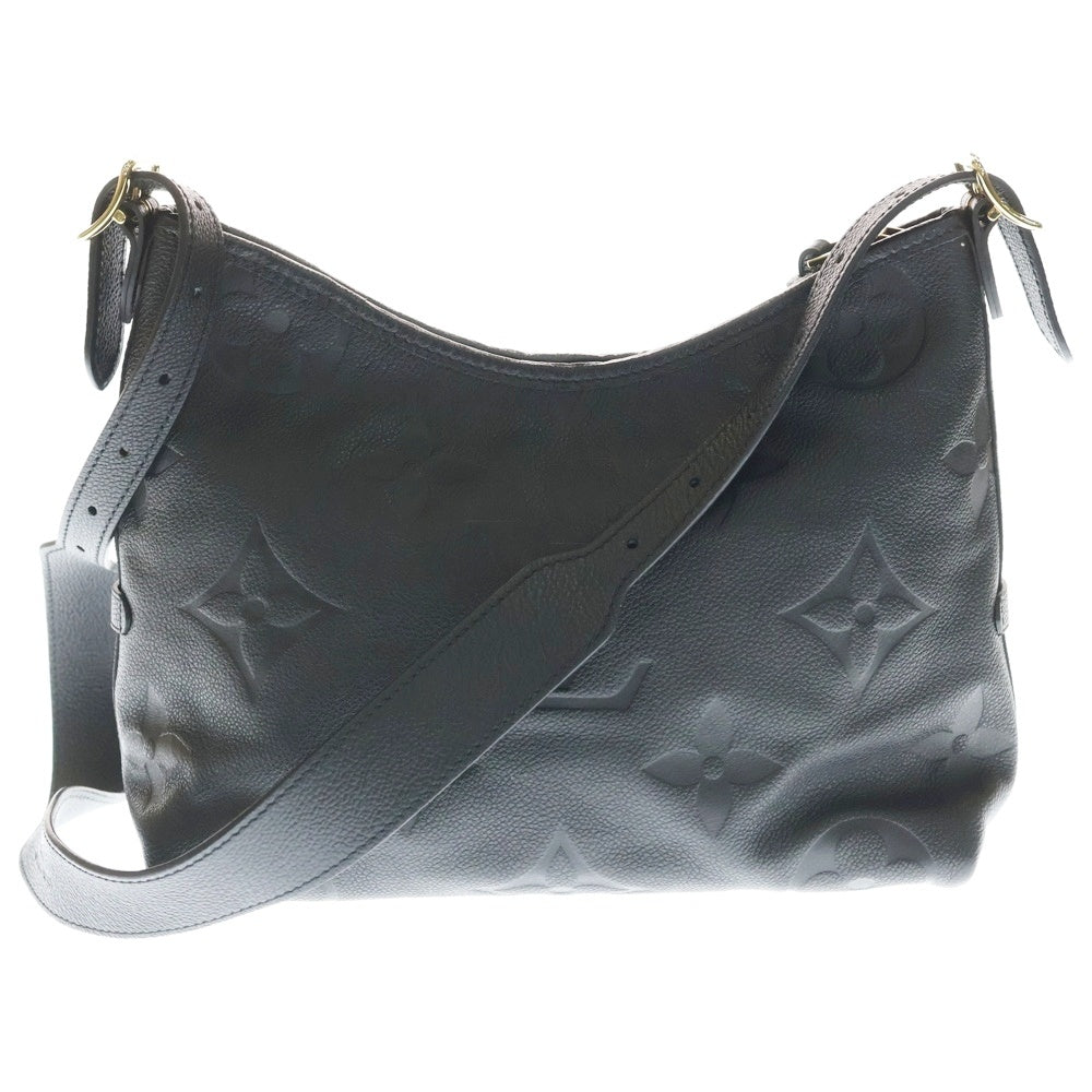 LOUIS VUITTON(ルイヴィトン) モノグラムアンプラント キャリーオールジップNM PM ブラック ワンショルダーバッグ ハンドバッグ ブラック レザー M46288 ゴールド金具 レディース