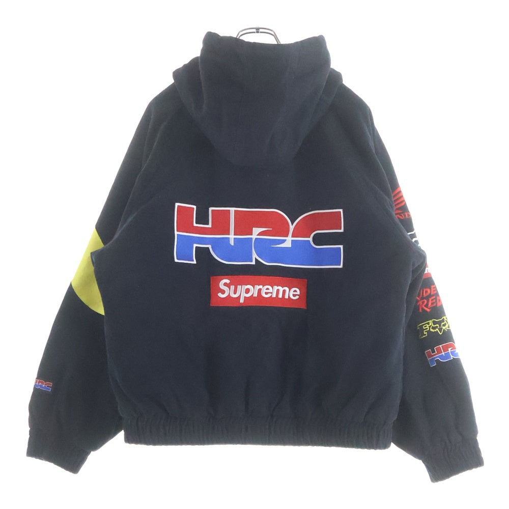 SUPREME(シュプリーム) ×Honda Fox racing puffy jacket ホンダ フォックスレーシング パフィージャケット ブラック