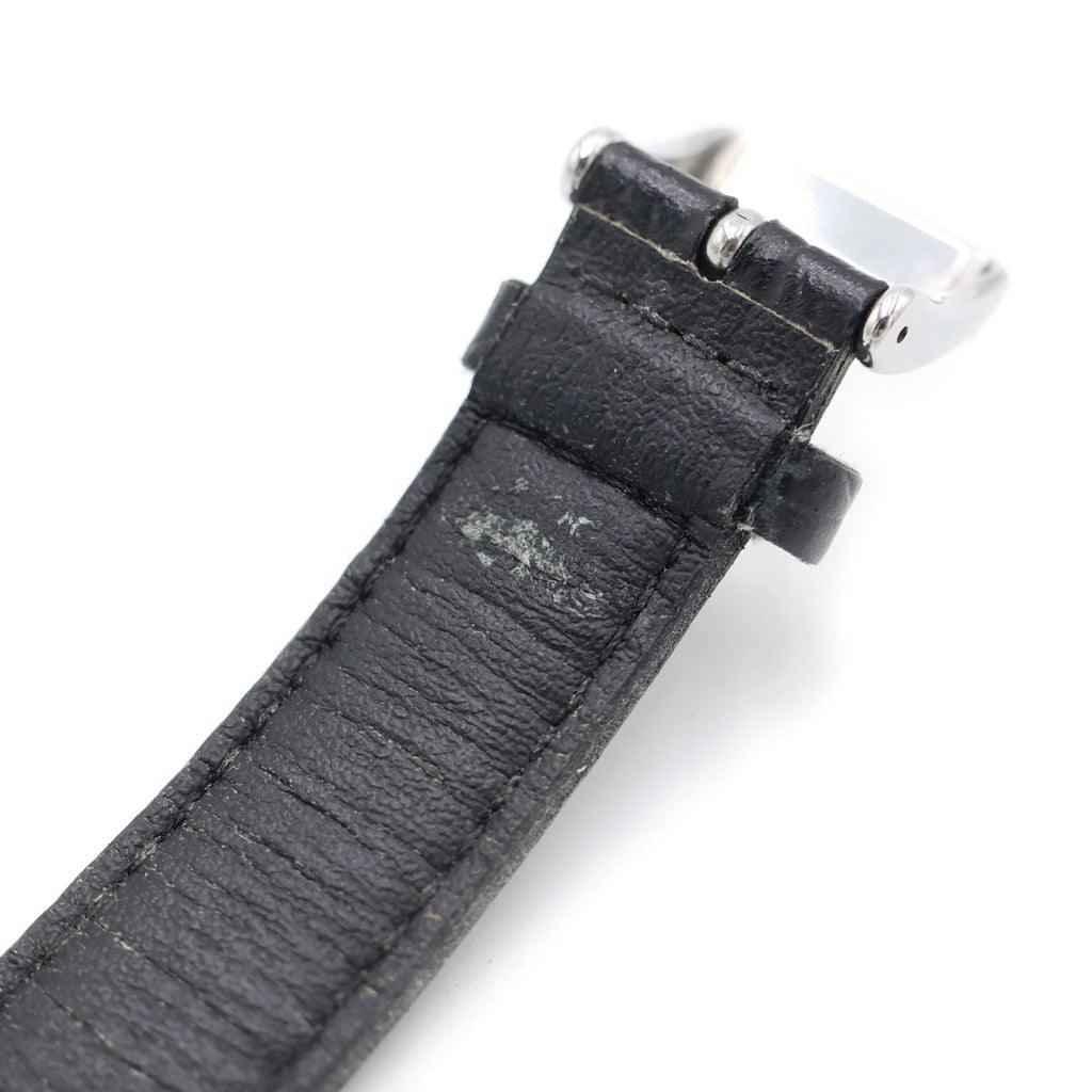 BVLGARI(ブルガリ) ソロテンポ 白文字盤 SS×レザー/QZ ステンレス クォーツ 電池式 腕時計 ST35S レディース