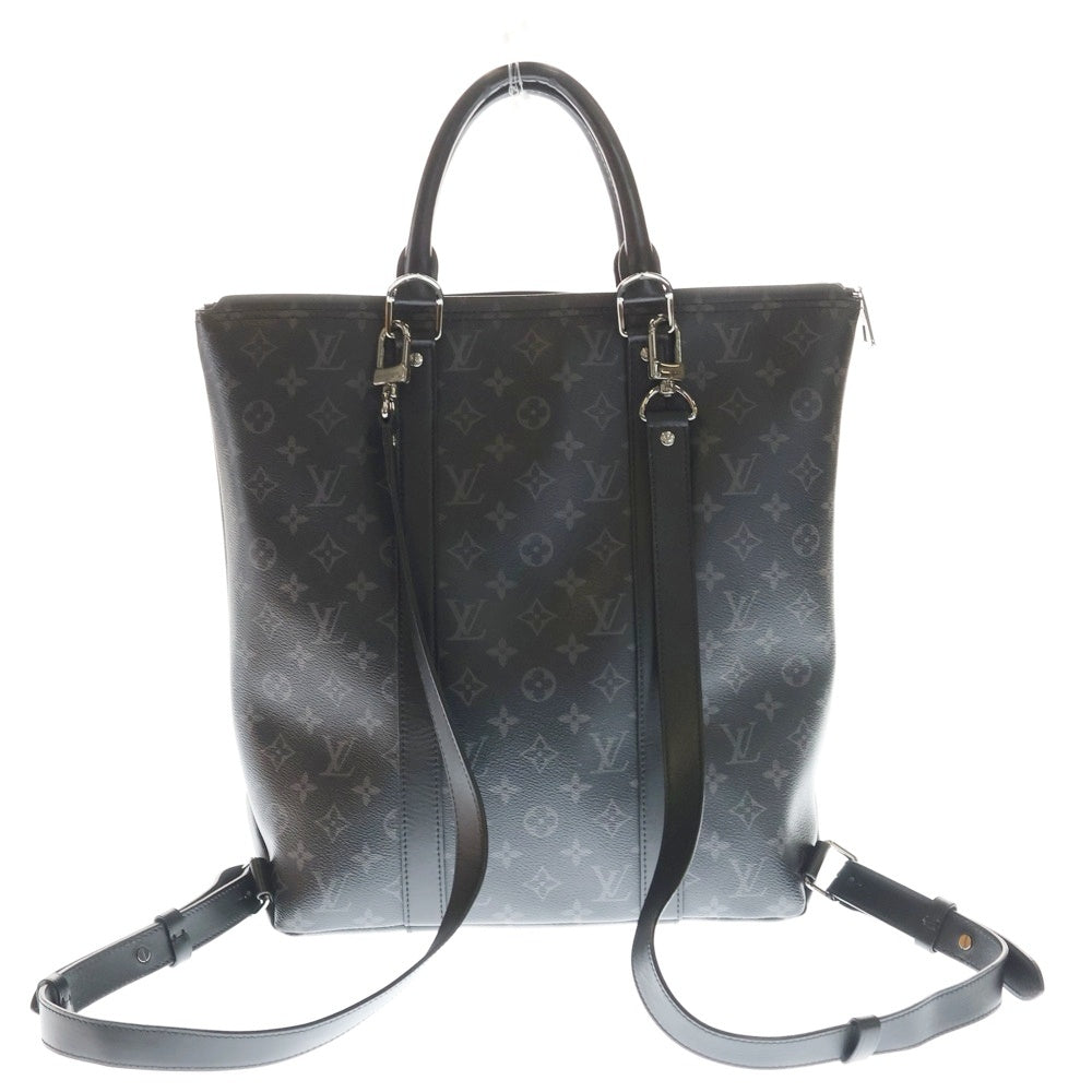 LOUIS VUITTON(ルイヴィトン) モノグラム・エクリプス トート・バックパック ブラック PVCレザー M45221 レディース