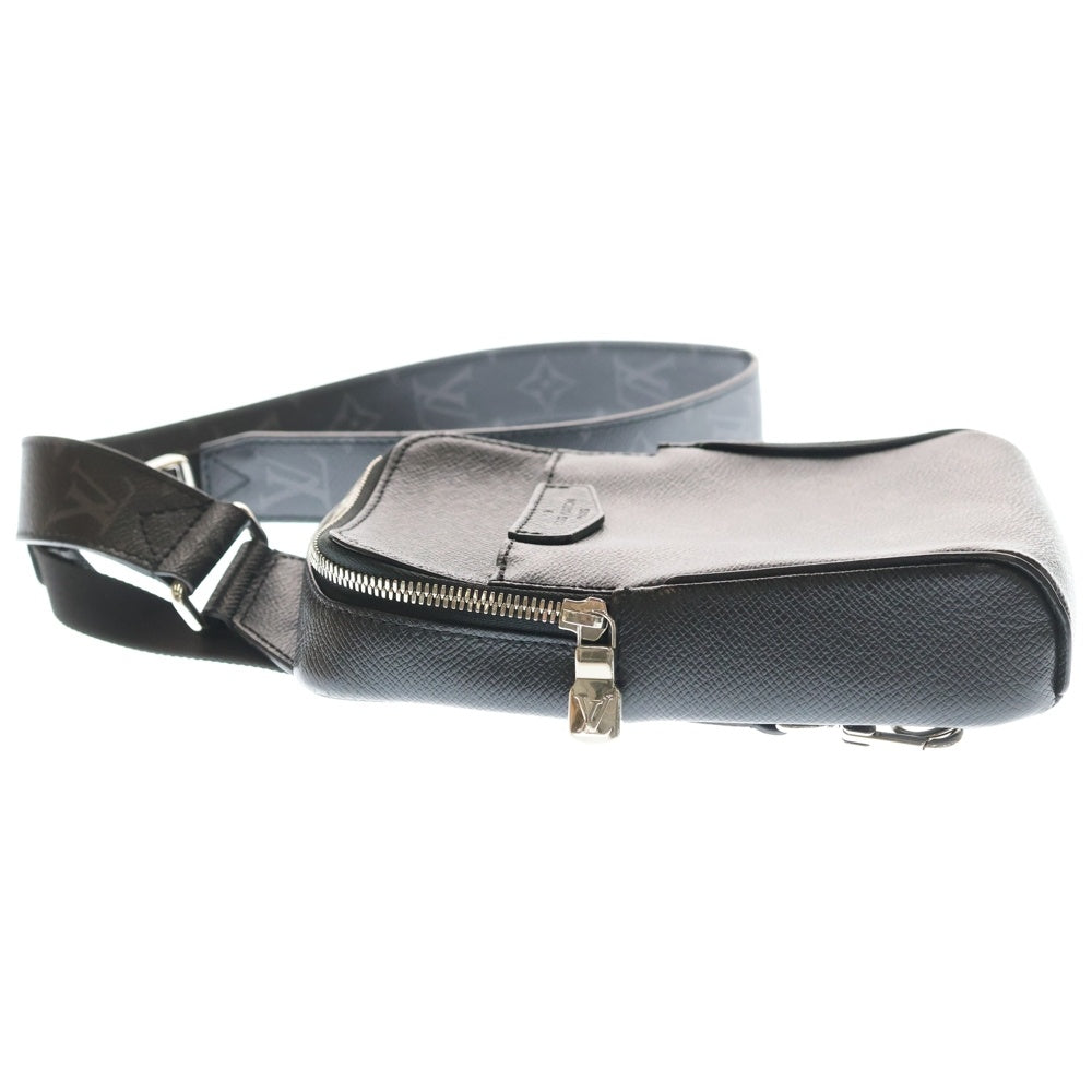 LOUIS VUITTON(ルイヴィトン) モノグラム エクリプス サックプラ アウトドア スリングバッグ ブラック PVCレザー RFID M30741 レディース