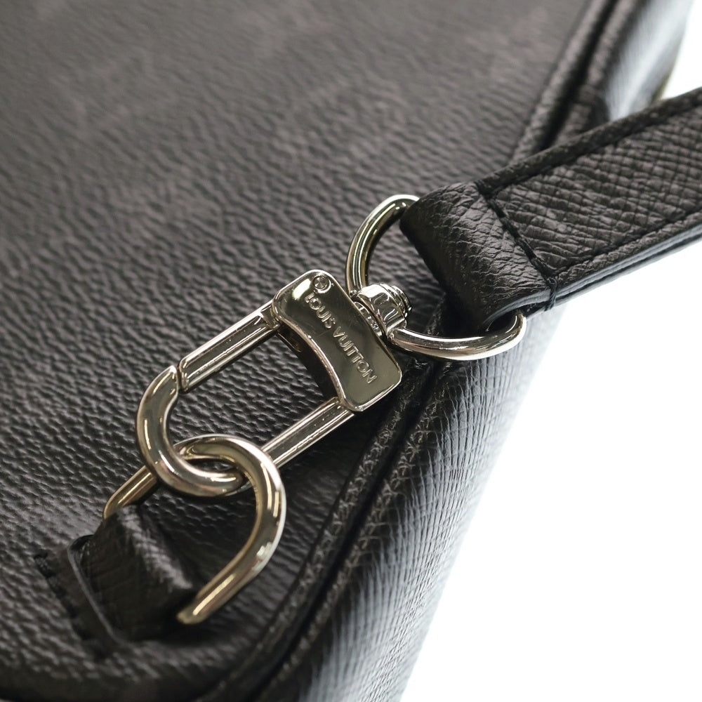 LOUIS VUITTON(ルイヴィトン) モノグラム エクリプス サックプラ アウトドア スリングバッグ ブラック PVCレザー RFID M30741 レディース