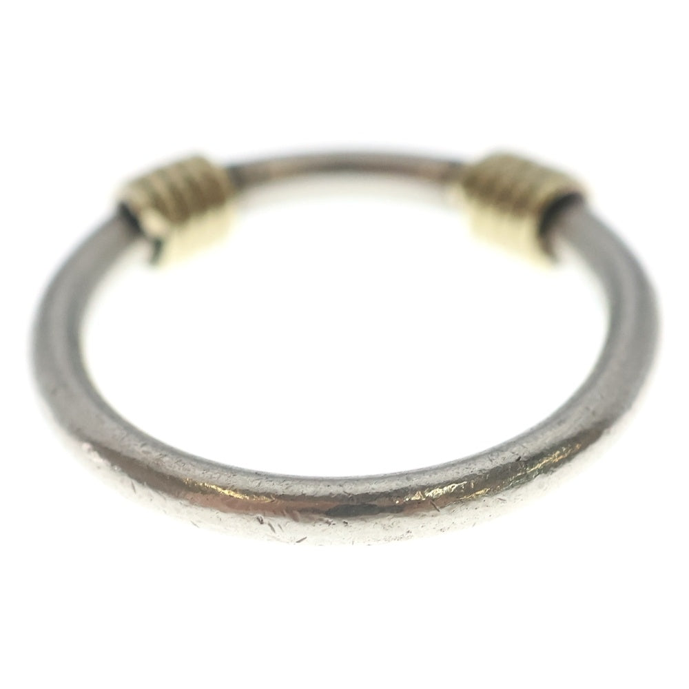 TIFFANY & Co.(ティファニー) 18K バンドウィズリング 指輪 シルバー/ゴールド