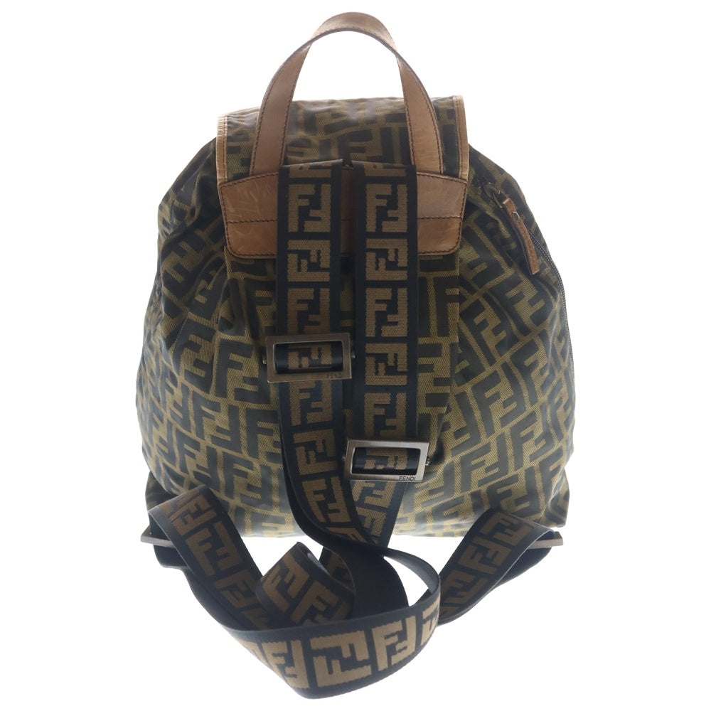 FENDI(フェンディ) ズッカ バックパック リュックサック ブラウン 