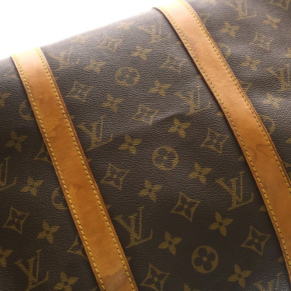 LOUIS VUITTON(ルイヴィトン) モノグラム キーポルバンドリエール50 ハンドバッグ ボストンバッグ ブラウン レザー×PVC M41416 ゴールド金具 レディース