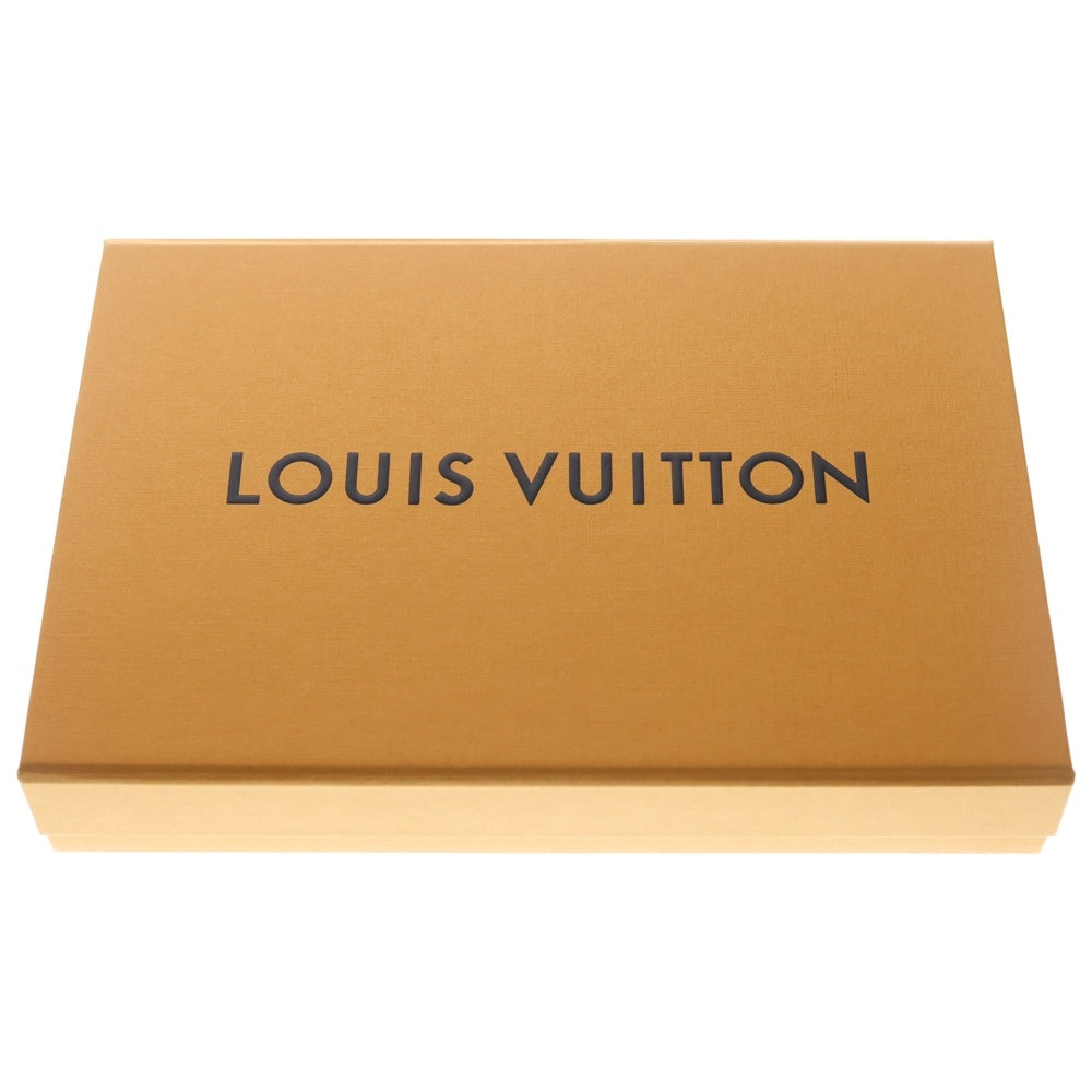 LOUIS VUITTON(ルイヴィトン) LVメダリオン ウール フリンジ マフラー ブラック M79212