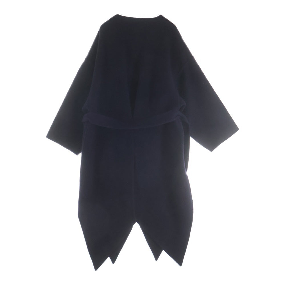 J.W.ANDERSON(ジェー ダブリュー アンダーソン) カシミヤ混 ウール ガウン ロングコート パープル CO03WP17 レディース