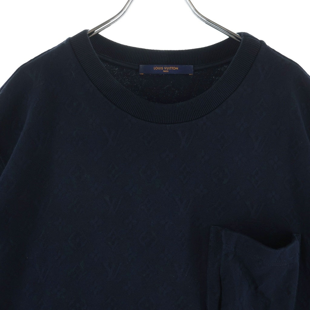LOUIS VUITTON(ルイヴィトン) モノグラム Tシャツ ネイビー コットン #L RM202Q