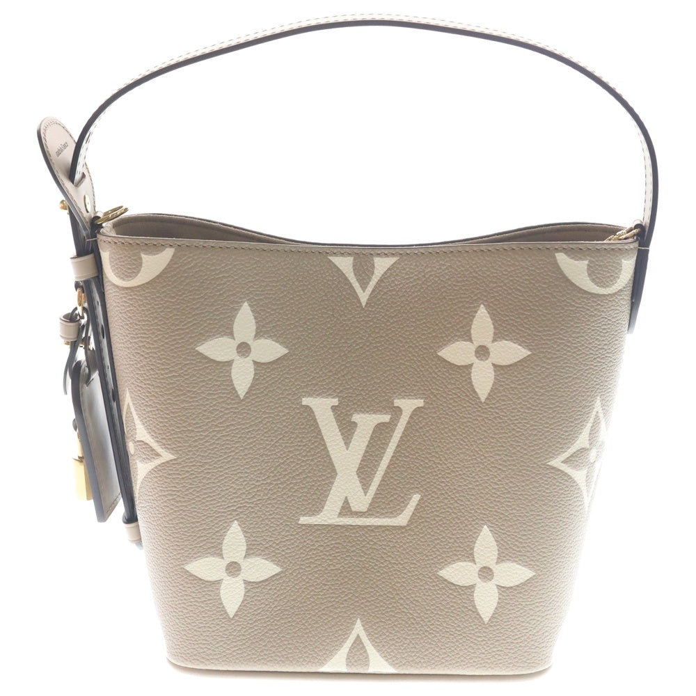 LOUIS VUITTON(ルイヴィトン) オールインBB モノグラムアンプラント レザー 2WAY ハンド ショルダーバッグ ゴールド金具 ベージュ M13045 レディース