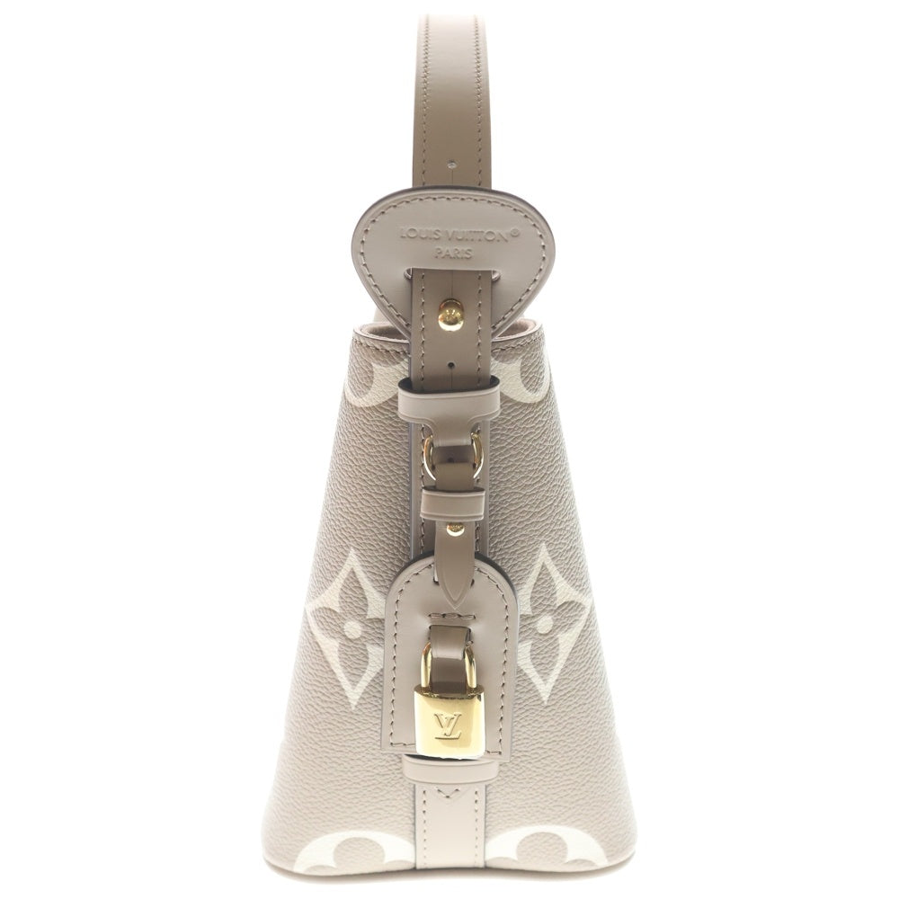 LOUIS VUITTON(ルイヴィトン) オールインBB モノグラムアンプラント レザー 2WAY ハンド ショルダーバッグ ゴールド金具 ベージュ M13045 レディース