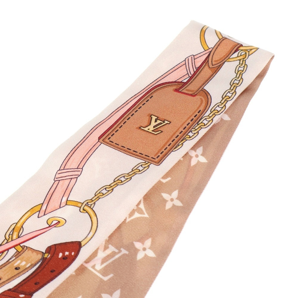 LOUIS VUITTON(ルイヴィトン) バンドーBB フラワーアンドストラップス ベージュ シルクスカーフ M97463 レディース