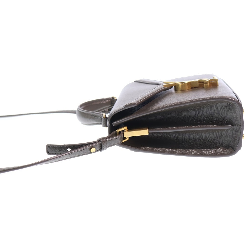 YVES SAINT LAURENT(イヴサンローラン) カサンドラ レザー ミニ ハンド ショルダーバッグ グレー 623930 レディース