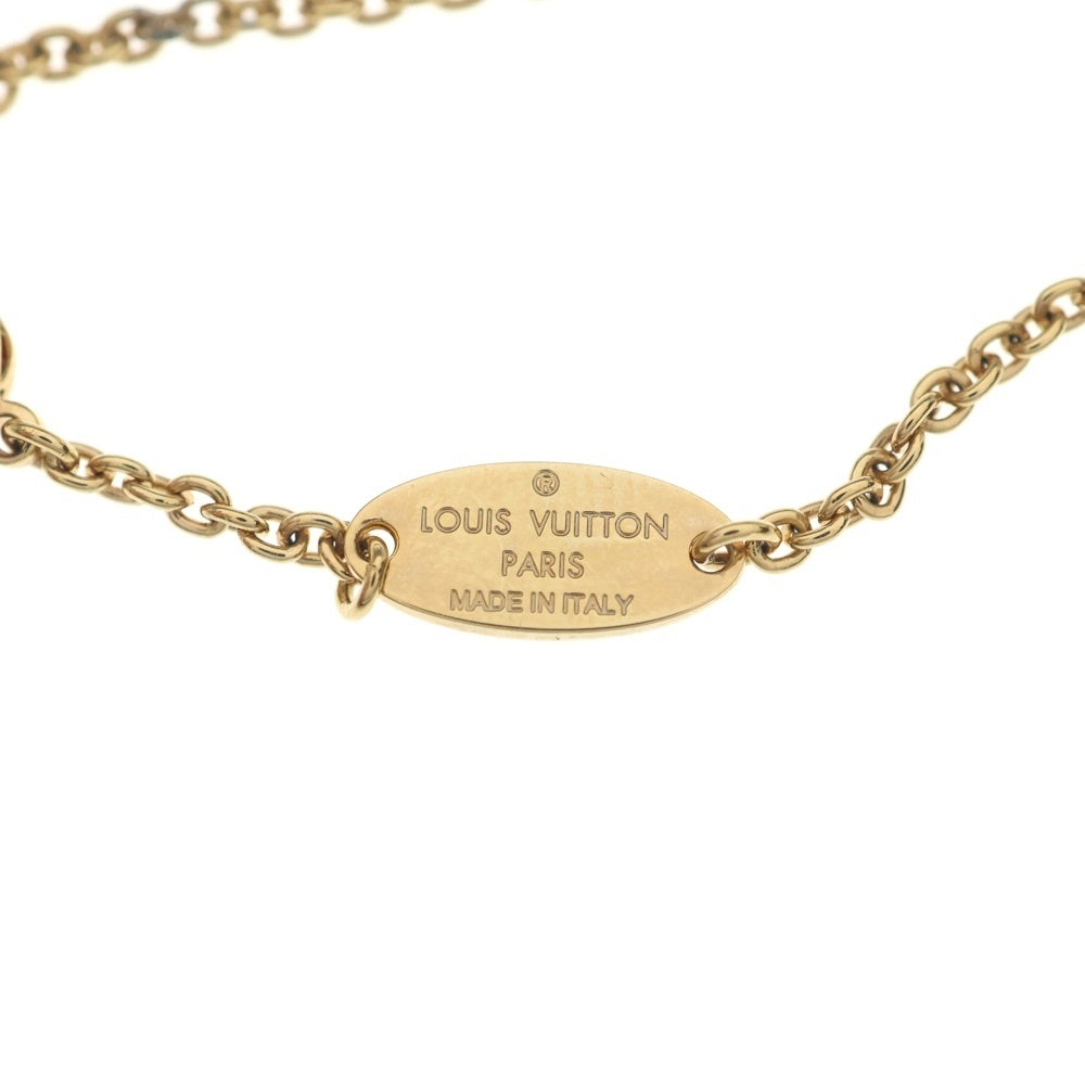 LOUIS VUITTON(ルイヴィトン) LVアイコニック GP ラインストーン ネックレス ペンダント チェーン ゴールド M00596 レディース