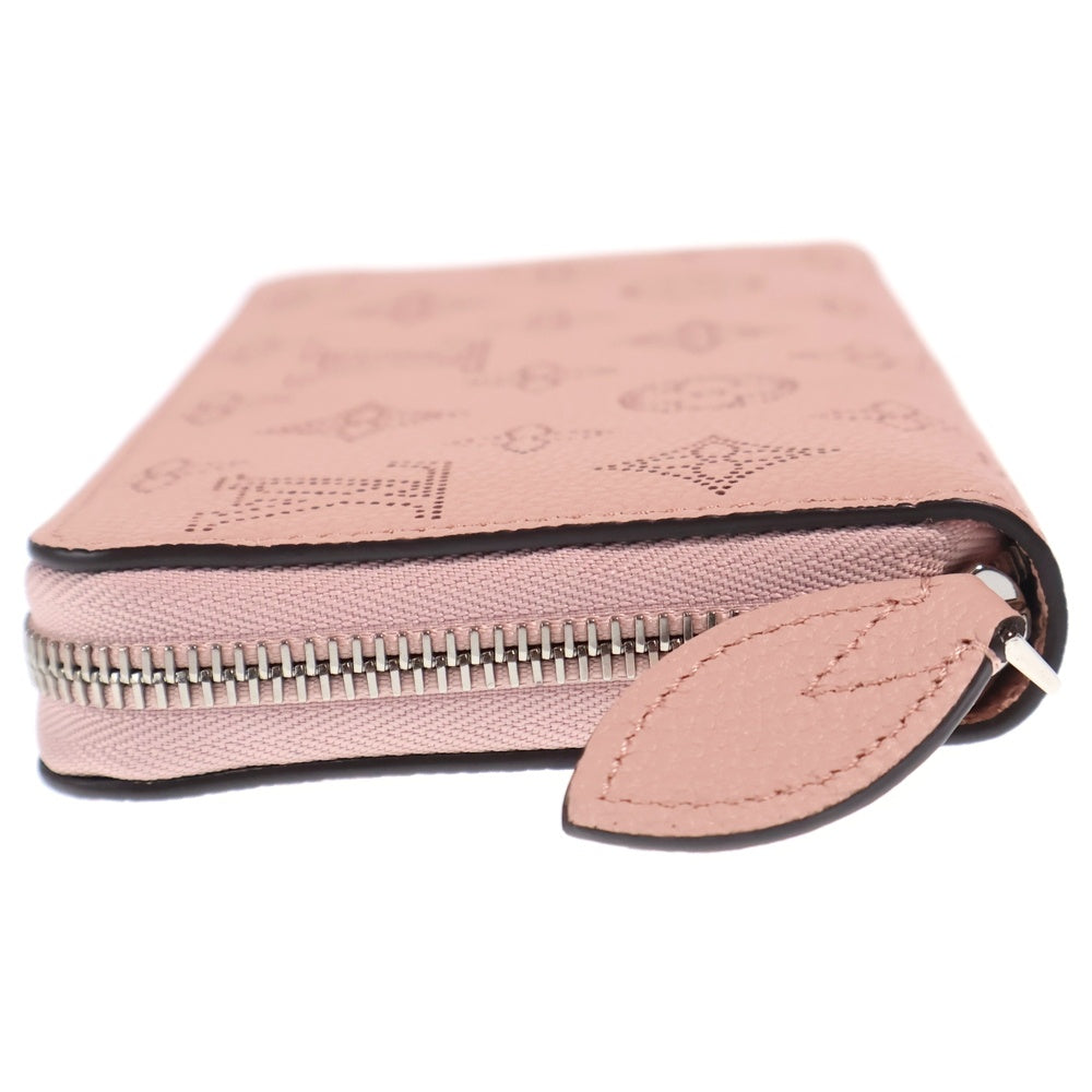 LOUIS VUITTON(ルイヴィトン) マヒナ ジッピーウォレット ジャスミン ピンク ロングウォレット 長財布 カードケース ピンク レザー M82755 シルバー金具 レディース