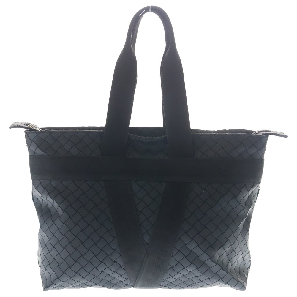 BOTTEGA VENETA(ボッテガヴェネタ) ニューラバー イントレチャート スコルピート トートバッグ ブラック ラバー 651681