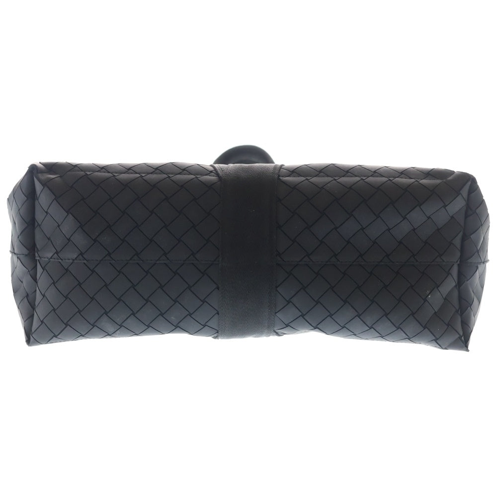 BOTTEGA VENETA(ボッテガヴェネタ) ニューラバー イントレチャート スコルピート トートバッグ ブラック ラバー 651681