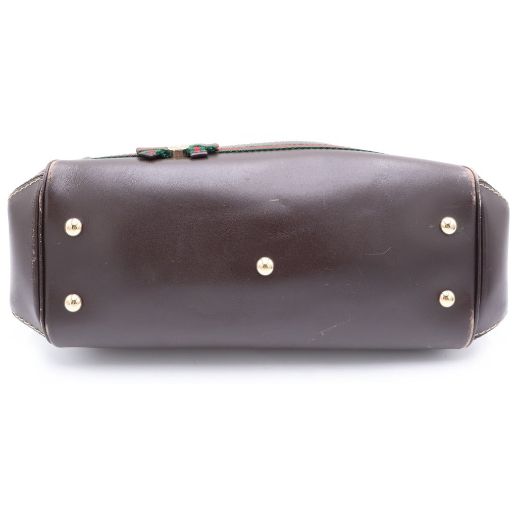GUCCI(グッチ) GGキャンバス メイフェア レザー 2WAY ハンド ショルダーバッグ ゴールド金具 ブラウン/ベージュ 269894 レディース