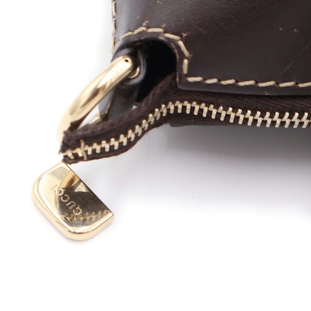 GUCCI(グッチ) GGキャンバス メイフェア レザー 2WAY ハンド ショルダーバッグ ゴールド金具 ブラウン/ベージュ 269894 レディース