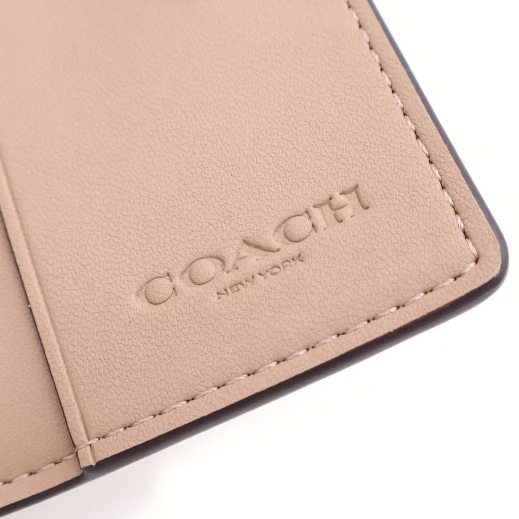 COACH(コーチ) フラワー総柄プリント PVC レザー キーケース ゴールド金具 CR835 レディース