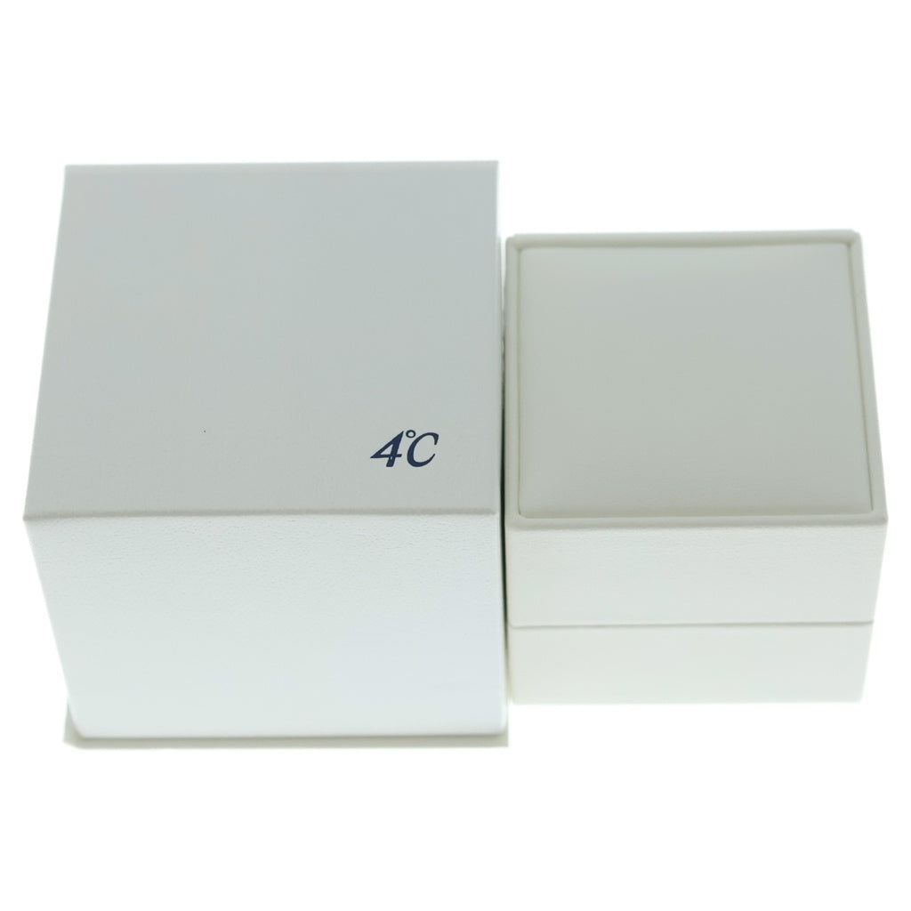 4℃(ヨンドシ－) エターナルシルバー ハート ストーン ネックレス シルバー レディース