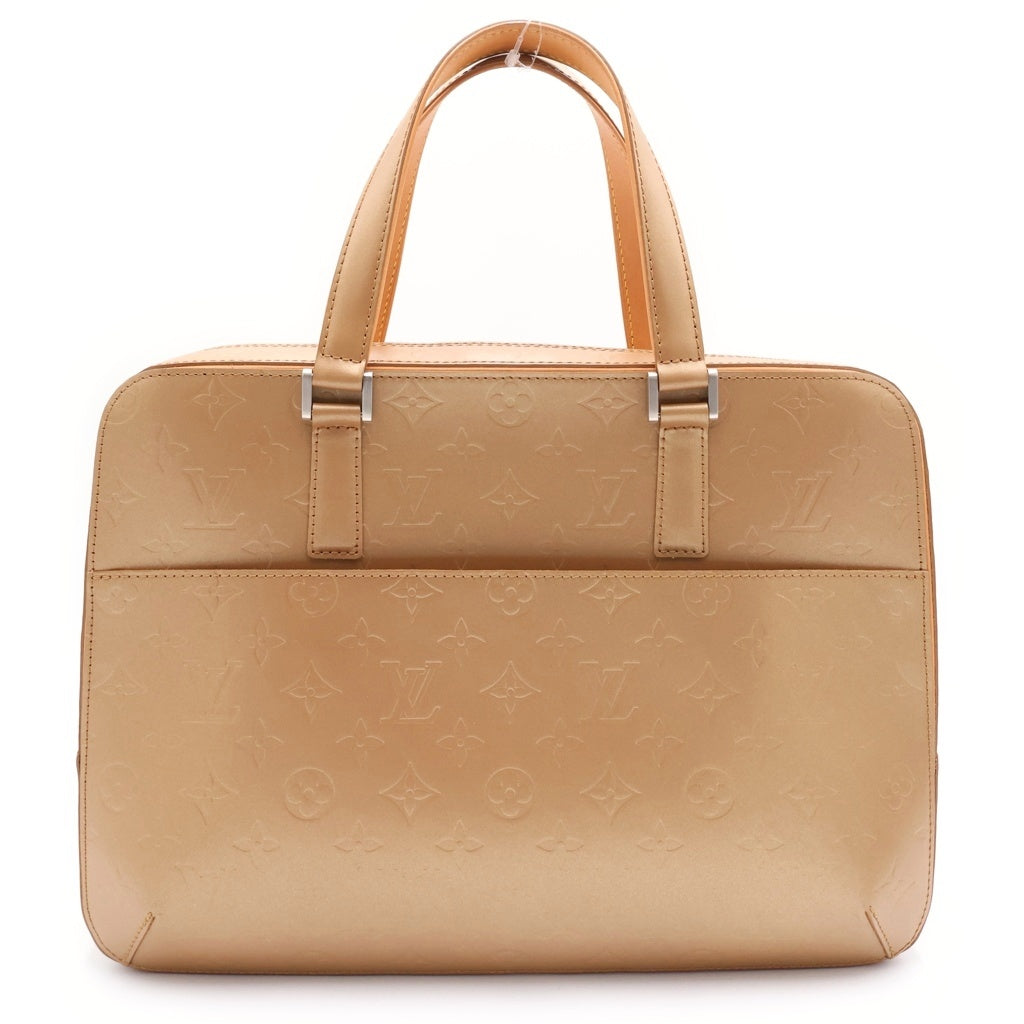 LOUIS VUITTON(ルイヴィトン) モノグラム マット マルデン ハンドバッグ シルバー金具 ベージュ M55137 レディース