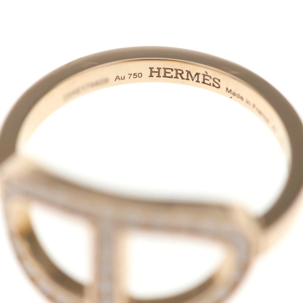 HERMES(エルメス) シェーヌダンクル コントゥール ダイヤ 750 ピンク 