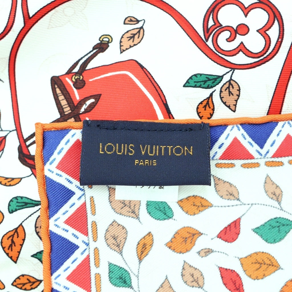 LOUIS VUITTON(ルイヴィトン) カレ・ツリー オブ ルイ スカーフ シルク M76135 レディース