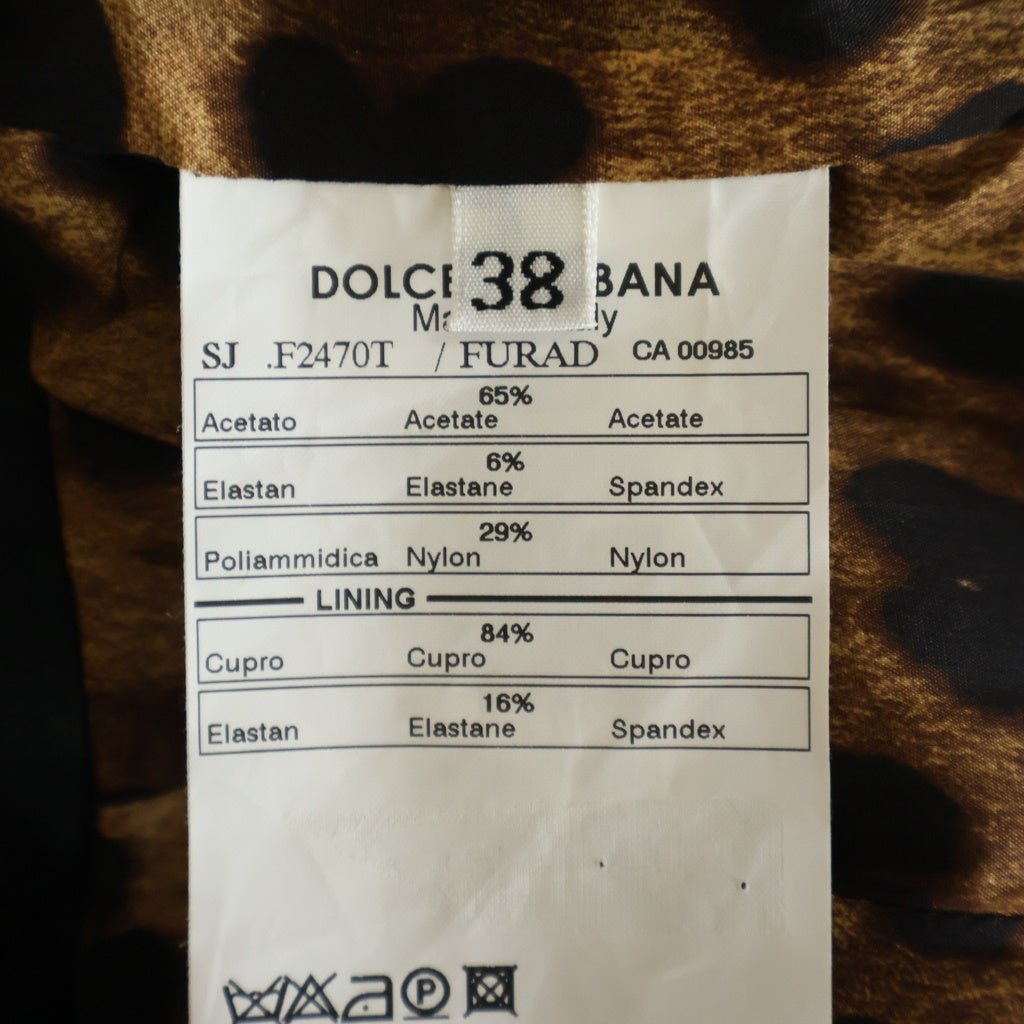 DOLCE & GABBANA(ドルチェアンドガッバーナ) スーツセットアップ ブラック サイズ38 F2470T レディース