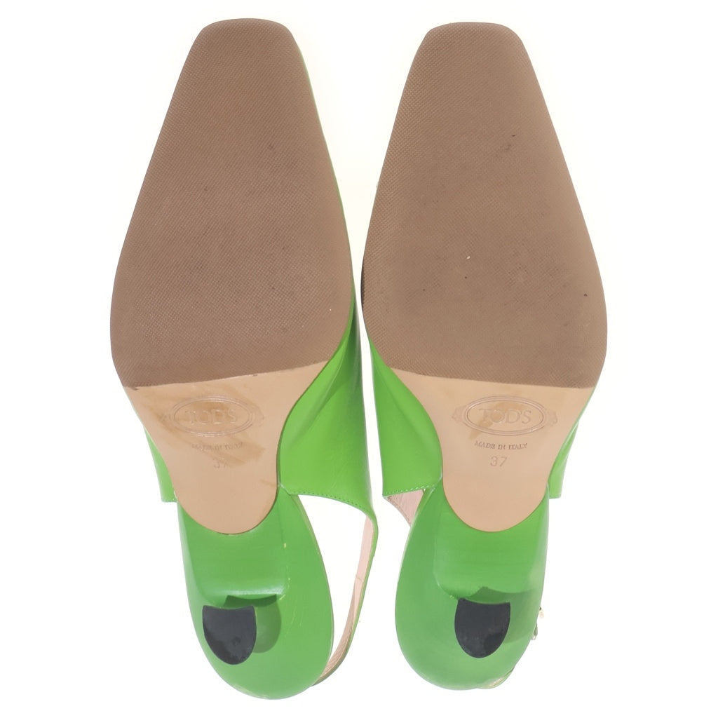 TOD'S(トッズ) パンプス グリーン #37 レディース