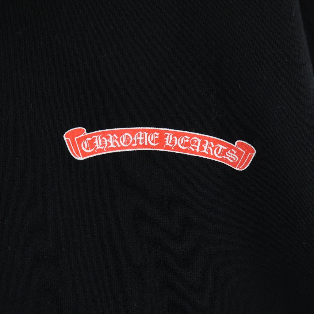 CHROME HEARTS(クロムハーツ) Matty Boy Stay Fast Hoodie マッティボーイ ステイ ファスト プリント プルオーバー スウェット パーカー フーディー ブラック