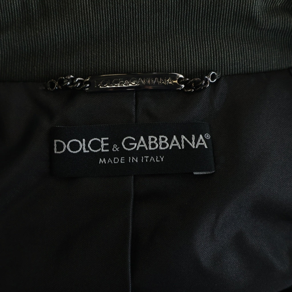 DOLCE & GABBANA(ドルチェアンドガッバーナ) ダブルブレスト トレンチコート ブラック F0759T レディース