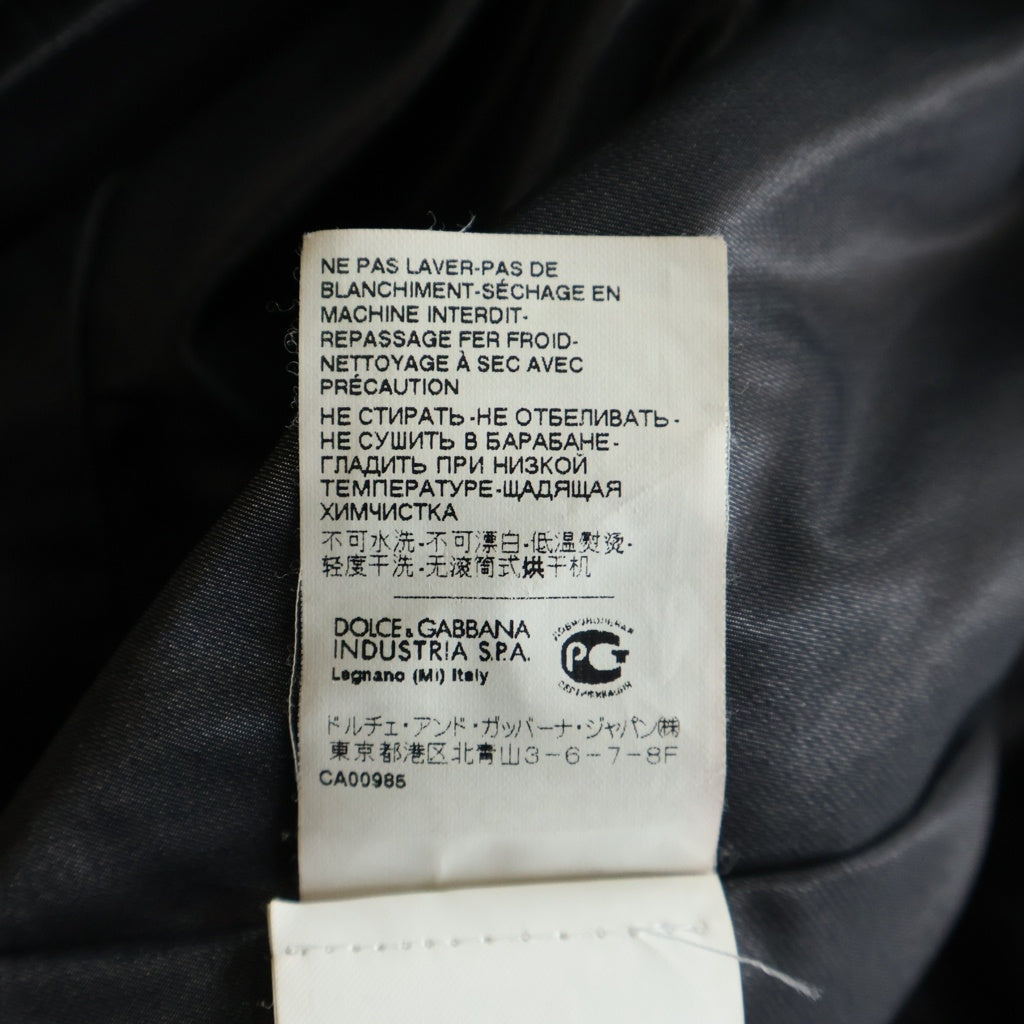 DOLCE & GABBANA(ドルチェアンドガッバーナ) ダブルブレスト トレンチコート ブラック F0759T レディース
